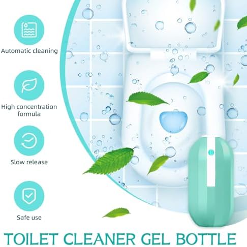 Krazy Klean Toilet Cleaner - Long-Lasting Deep Clean Gel Kit