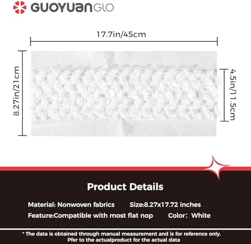 GUOYUANGLO XL Dry Mop Cloths 64 Count