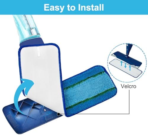 Alrens 10 Pack Mop Pads Replacement for Bona Mops 1