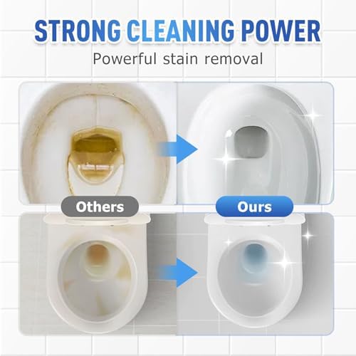 Foxiod 12Pcs Extra Strong Toilet Cleaner Tablets