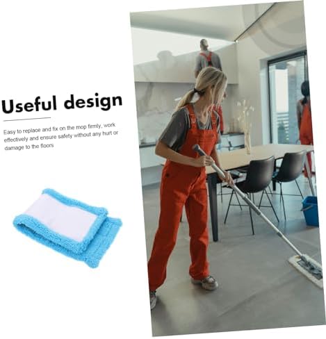 2pcs Microfiber Mop Head Replacement Pads for Cleaning