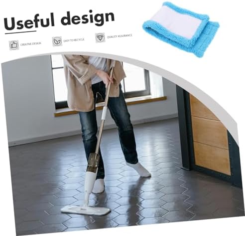 2pcs Microfiber Mop Head Replacement Pads for Cleaning