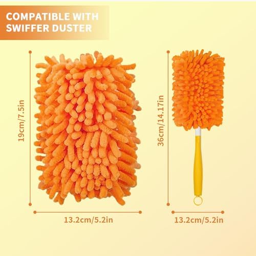 REBLEU Reusable Duster Refill - 4 Pack for Swiffer Hand Duster