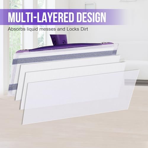 YHOVID Mopping Pad Refill for Wet Jet Mop 120 Pcs