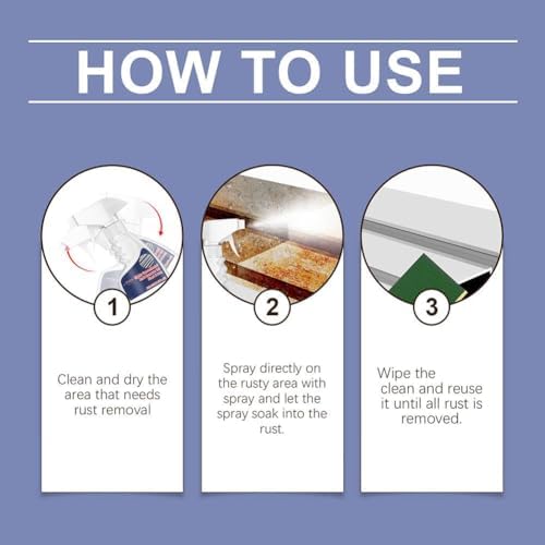 High Efficiency Rust Remover 120ml for Steel and Iron