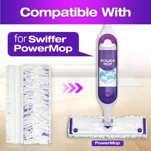 Home Times 10 Reusable Mop Pads for Swiffer Power Mop
