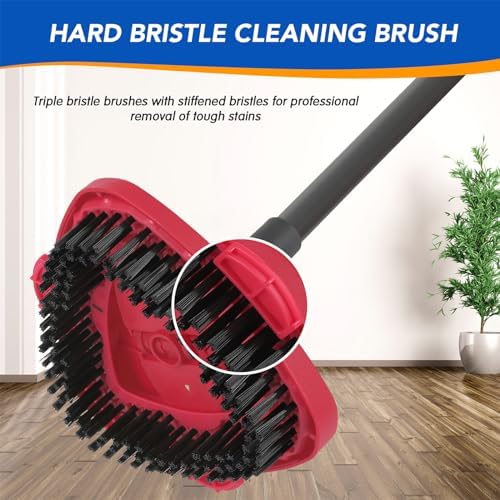 O Ceda EasyWring 1-Tank Scrub Brush Head Replacement - 2 Pack Hard Bristle