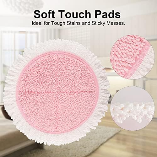 GreeSuit Electric Mop Pads 8 Pack 728in Round Replacement