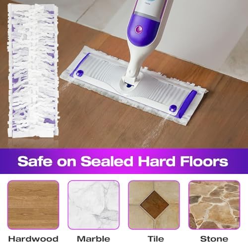 Home Times 10 Reusable Mop Pads for Swiffer Power Mop