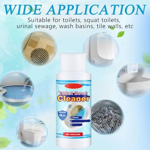 Omaky 2 Pcs Toilet Cleaner Foaming Bowl Squatting Pan Formula