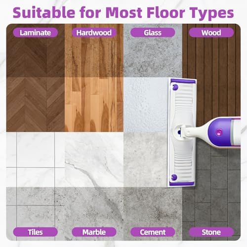 Nicemiya 50 Count Microfiber Mop Pads for Swiffer PowerMop 1