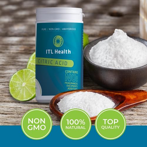 Mag365 Non-GMO Citric Acid 1kg Recyclable Tub