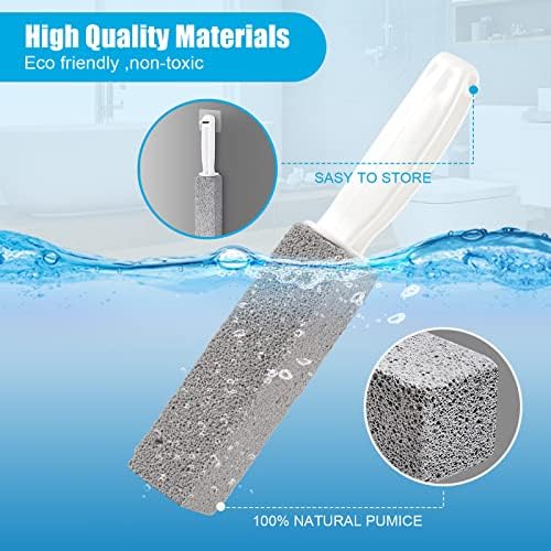 Nonley Pumice Stone Toilet Cleaner with Handle 2 Pack