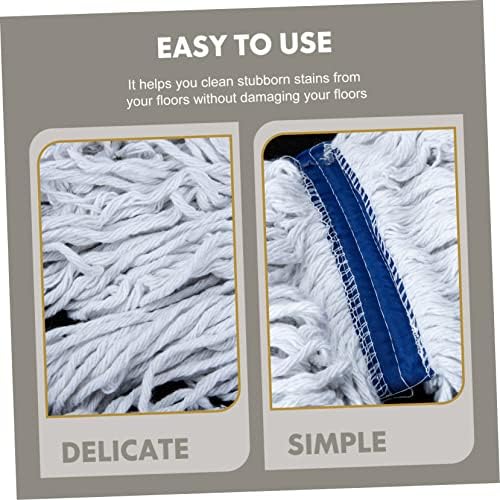 PACKOVE Cotton String Mop Head Reusable Replacement Pad