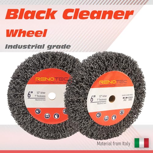 RENOTEC 6x1x1 Inch Black Rust Remover Cleaner