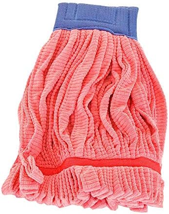 Arkwright Microfiber Tube Mop Head - Lint Free Heavy Duty 14 oz Red