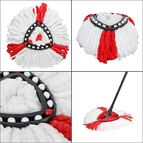 8Pack Spin Mop Heads Replacements Microfiber Easy Wring Clean