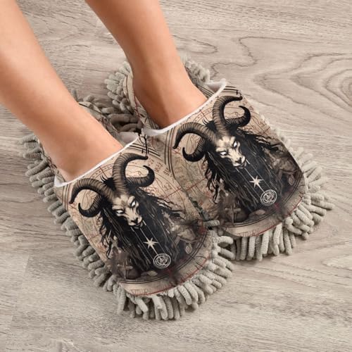 FLildon Microfiber Mop Slippers for Kitchen Floor Cleaning