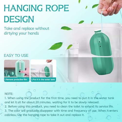 Krazy Klean Toilet Cleaner - Long-Lasting Deep Clean Gel Kit