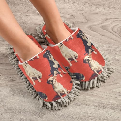 FLildon Microfiber Mop Slippers for Men Women 1