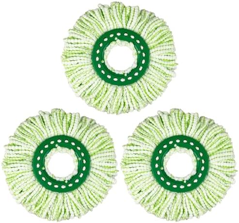 3 Pack Mop Replacement Heads for Libman Tornado Spin Mop System