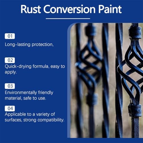 Weatherproof Rust Converter Paint for Metal