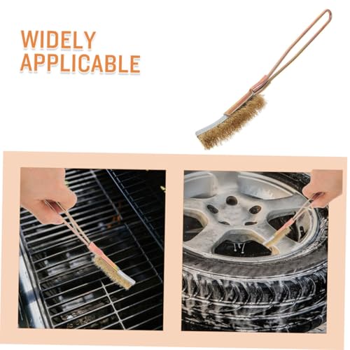 Hemobllo 3pcs Wire Brush for Rust Cleaning