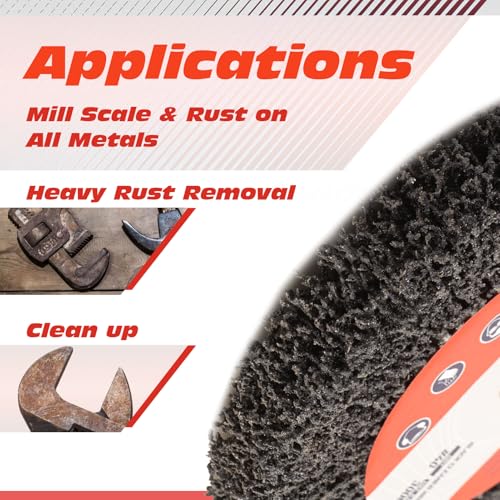 RENOTEC 6x1x1 Inch Black Rust Remover Cleaner