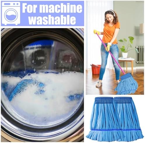 5 Pcs Commercial Mop Head Replacement Tubes