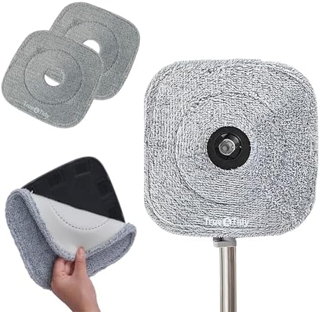 True Tidy 2-Pack 9 Inch Microfiber Mop Pads for SPIN-800