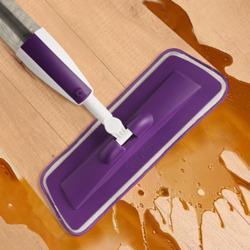 Panda Grip 165 Inch Mop Pad Refills 3 Pack Purple Reusable Cleaning Heads
