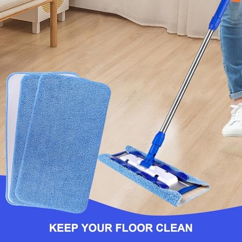 16 Inch Microfiber Mop Pads Replacement for SIGA - 8 Pack