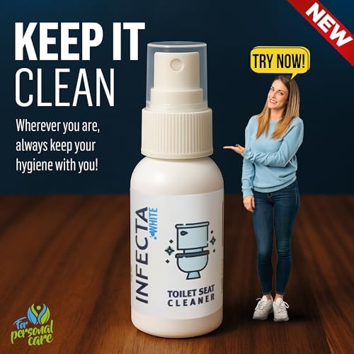 INFECTA White Toilet Cleaning Spray 50ml Travel Size