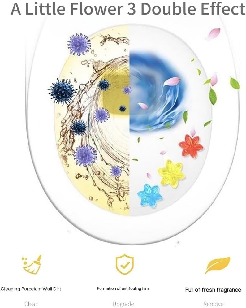 Toilet Gel Stamp with 7 Scent Options