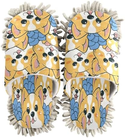 Zhirexin Microfiber Mop Slippers for House Cleaning 1
