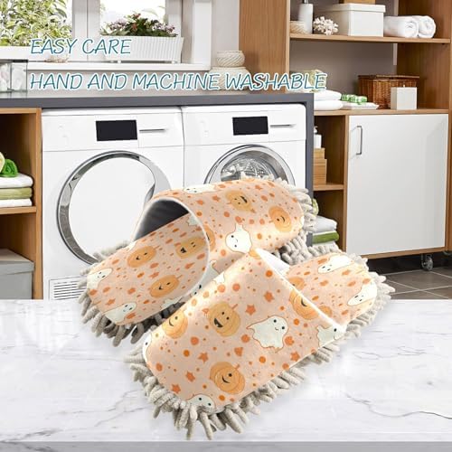 Zhirexin Halloween White Cleaning Slippers