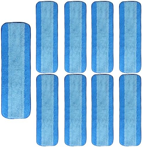 9 Pack Microfiber Mop Pads for Bona 18 Inch Mop