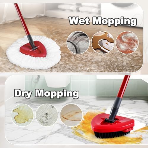 DLAIMI Spin Mop Replacement Heads for O Cedar EasyWring 1