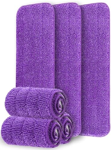 6-Pack Purple Reusable Swiffer Mop Pads