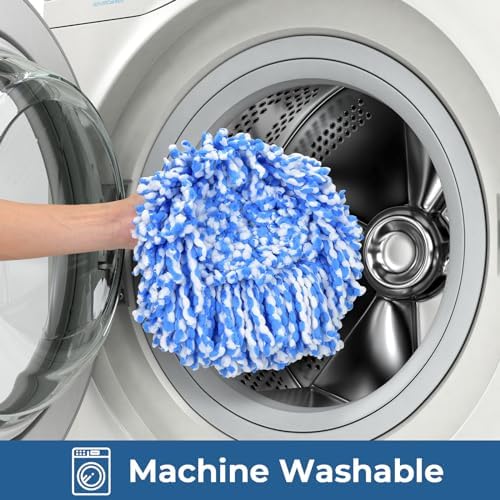 Matthew Cleaning 6Pack Blue Microfiber Spin Mop Refills