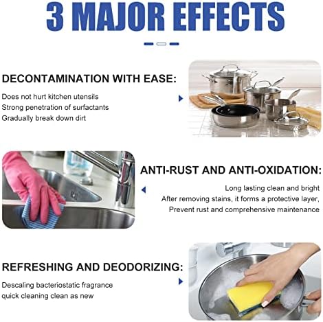 Aozonyoi High Oil Breakdown Foaming Spray Rinse-Free Kitchen Cleaner