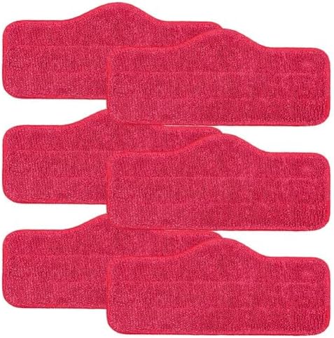 Marebm Vacuum Mop Pads 6 Pack Reusable Microfiber