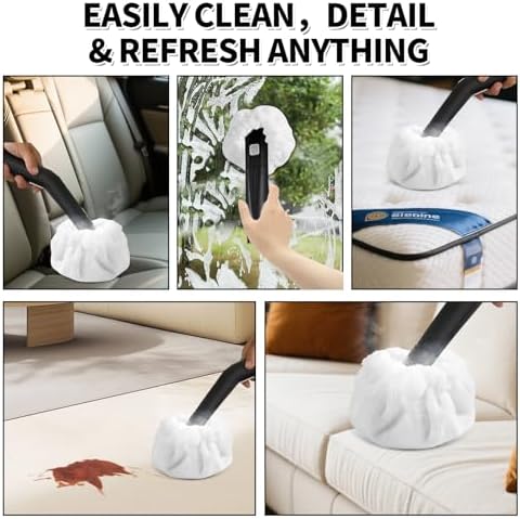 Yicotira Microfiber Bonnet Steam Mop Pads 8 Pack
