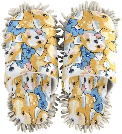 Zhirexin Mop Slippers for Men Women with Soft Microfiber