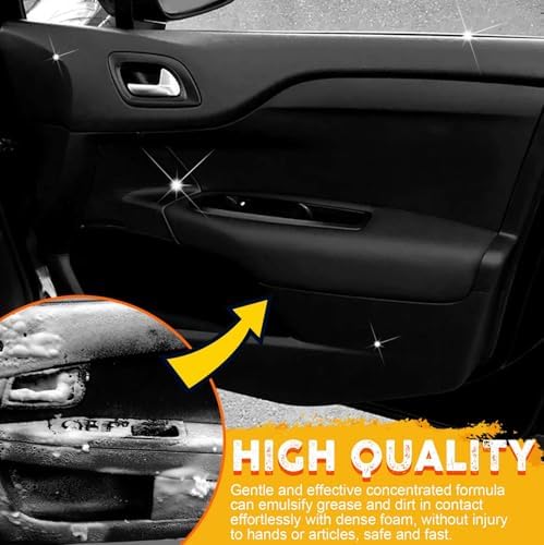 Premium Multi-Purpose Foam Cleaner for Car Steering Wheel and More