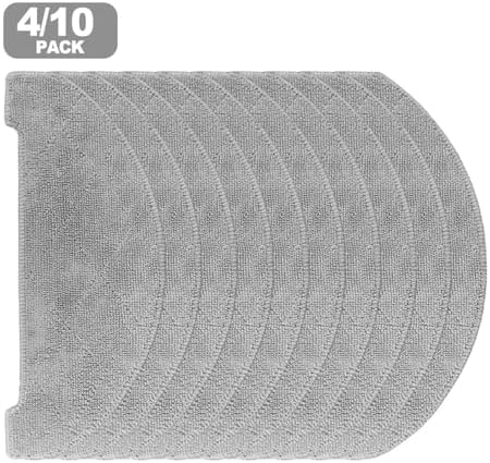 Vamarads Mop Cloth Kit 4 Pack for Cleanova W7 W11 Robot Vacuums