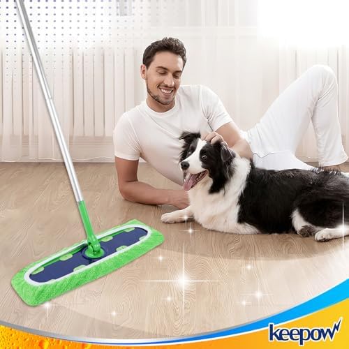 KEEPOW Reusable Mop Pads 4 Pack for Swiffer XL