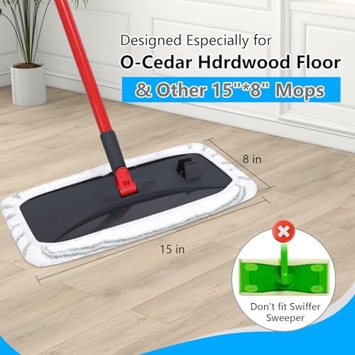 Yicotira O-Cedar Mop Replacement Pads 4 Pack