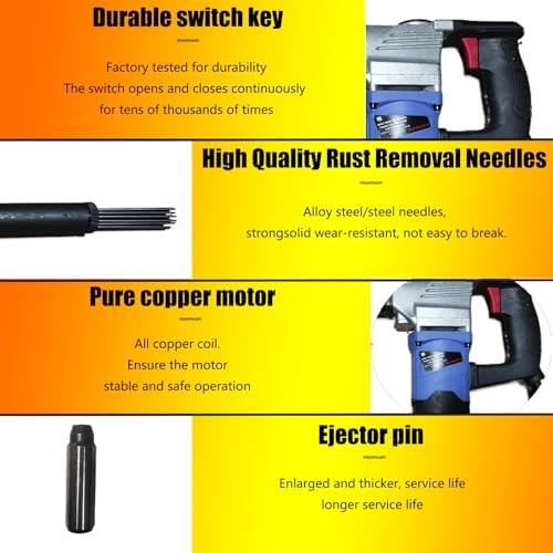 Electric Needle Rust Remover 220V Industrial Tool