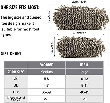 Zhirexin Mop Slippers with Microfiber Padding for Home Cleaning